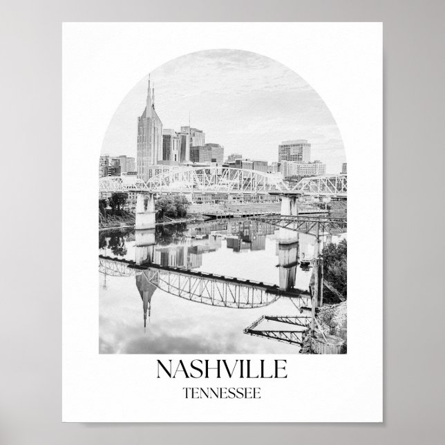 Poster Imprimer l'arc du Tennessee de Nashville (Devant)