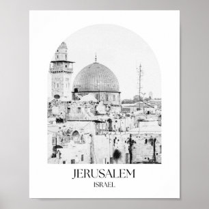 Poster Imprimer l'arc Israël de Jérusalem