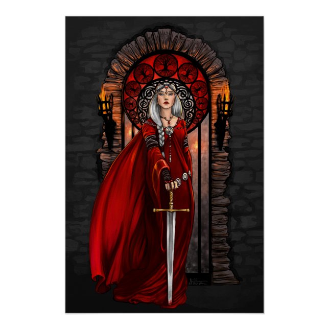 Poster Imprimer l'art d'Enchantress Queen Blood (Devant)
