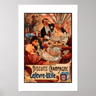 Poster Imprimer l'artiste rétro Mucha
