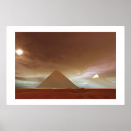 POSTER IMPRIMER LES GRANDS PYRAMIDES