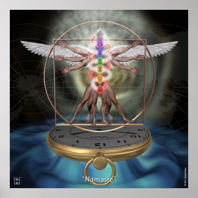 Poster Imprimer "Namaste" (Devant)