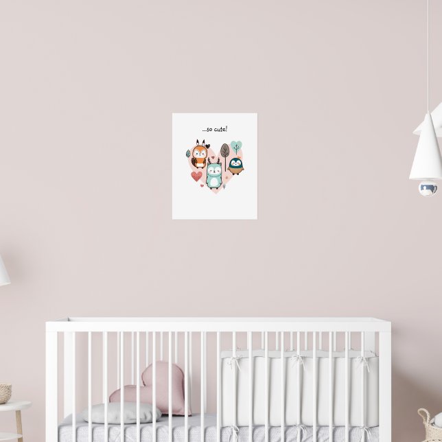 Poster Imprimer, Papier d'affiche de valeur (Matte) (Pépinière 2)