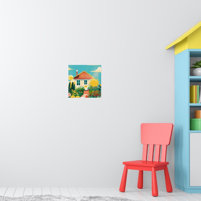 Poster Imprimer, Papier d'affiche de valeur (Matte) (Pépinière 1)