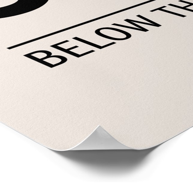 Poster Imprimer, Papier d'affiche de valeur (Matte) (Coin)