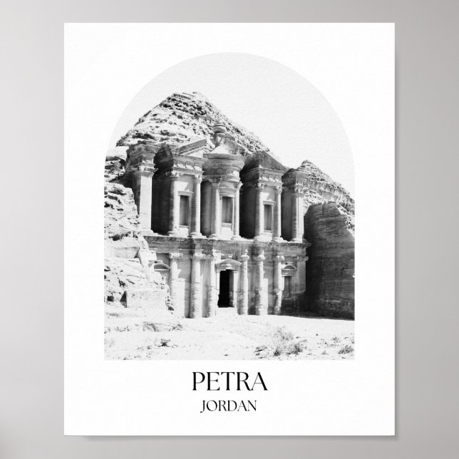 Poster Imprimer Petra Jordan Arch Photo (Devant)