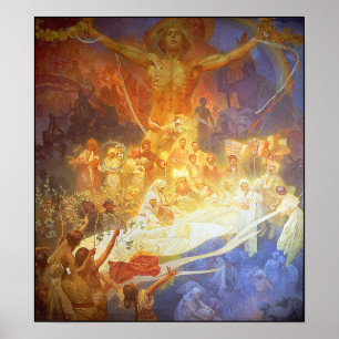 Poster Imprimer/Poster : Mucha - Apothéose des Slaves