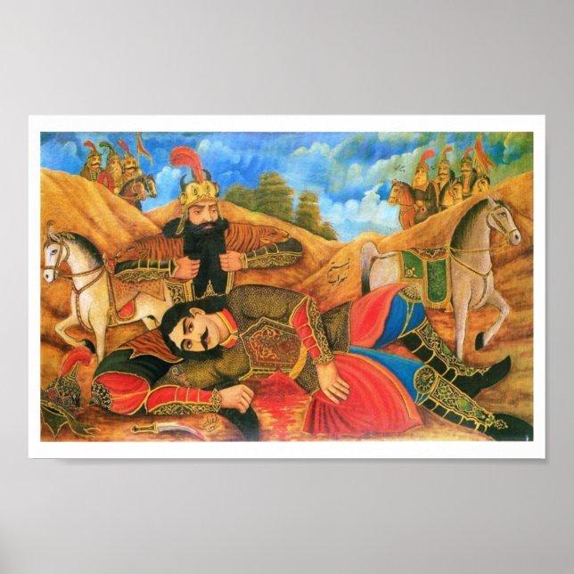 Poster Imprimer Rostam & Sohrab (Devant)