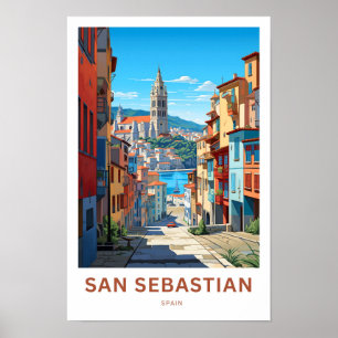 Poster Imprimer San Sebastian Espagne
