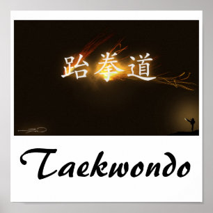 Poster Imprimer Taekwondo