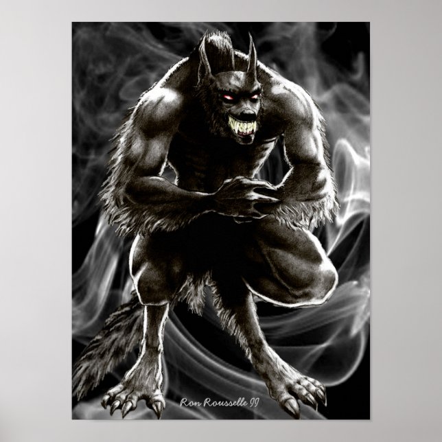 Poster Imprimer Werewolf (Devant)