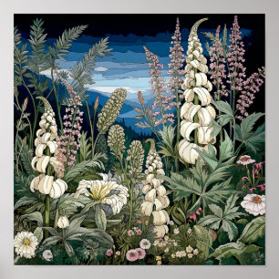 Poster Imprimerie d'art fleur sauvage
