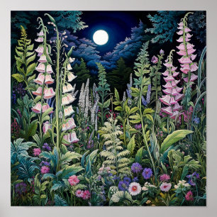 Poster Imprimerie d'art fleur sauvage