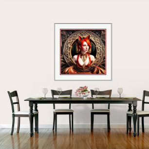Poster Imprimerie Foxy Lady Art