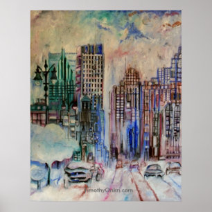 Poster Imprimerie Halcyon de Detroit
