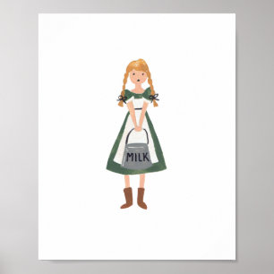 Poster Imprimerie Milkmaid