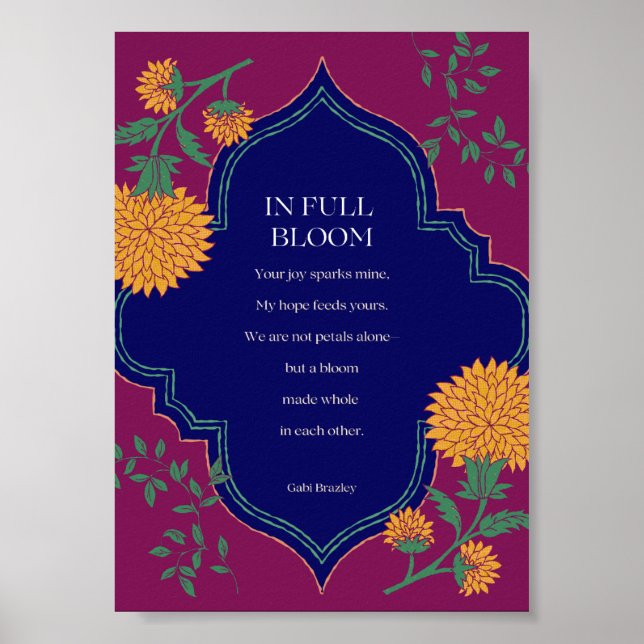 Poster In Full Bloom (Devant)