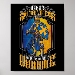 Poster In Hoc Signo Vinces Forces Armées d'Ukraine Milita