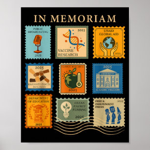 Poster In Memoriam Égalité des droits Science Droits des