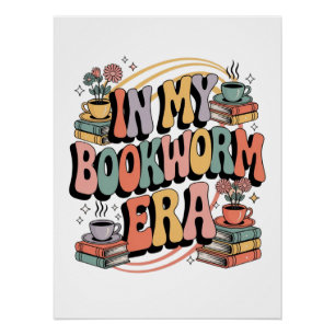 Poster In My Bookworm Era - Retro Super 70's Aesthetics
