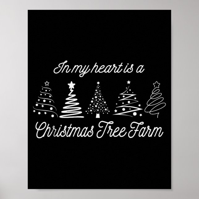 Poster In My Heart Is A Christmas Tree Farm, Funny Christ (Devant)