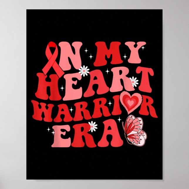 Poster In My Heart Warrior Era Chd Heart Disease Awarenes (Devant)