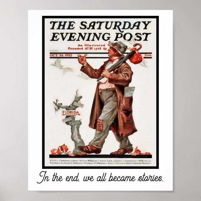 Poster In the end, we all become stories (Devant)