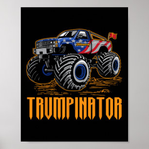 Poster Inauguration de Donald Trump Trumpinator Monster T