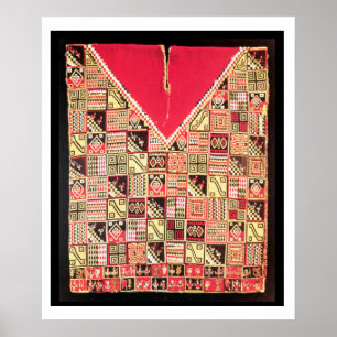 Poster Inca "poncho", la Bolivie, c.1500 (laine)