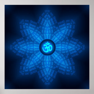 Poster Incantation spirituelle de l'OM