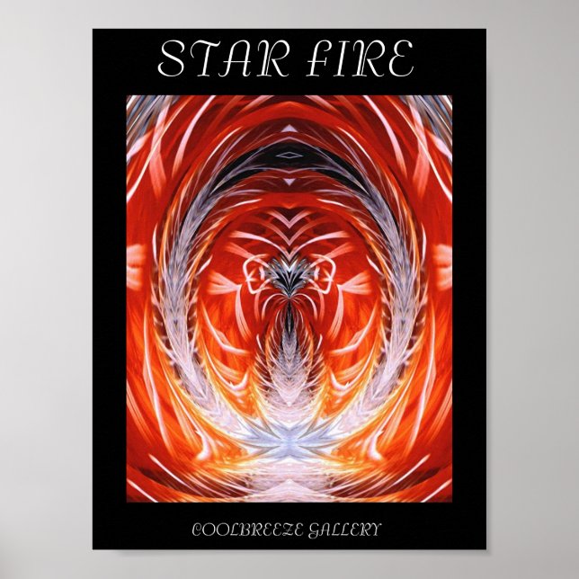 POSTER INCENDIE STAR (Devant)