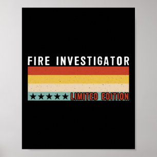 Poster Incendie Titre de l'emploi Profession Travailleur 