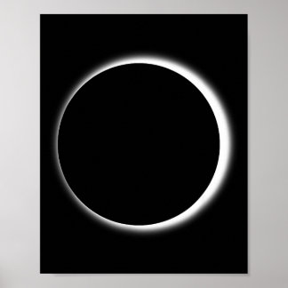 Poster Incroyable éclipse lunaire hommes femmes et enfant