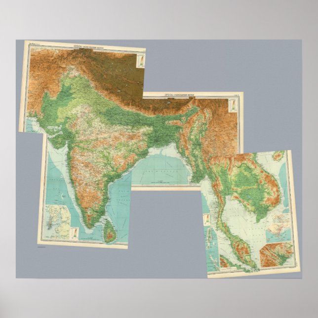 Poster Inde composite (Devant)