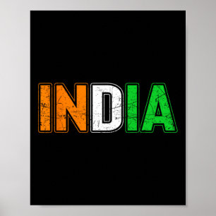 Poster Inde Cricket Indien Sport Athlète Joueur Entraîneu