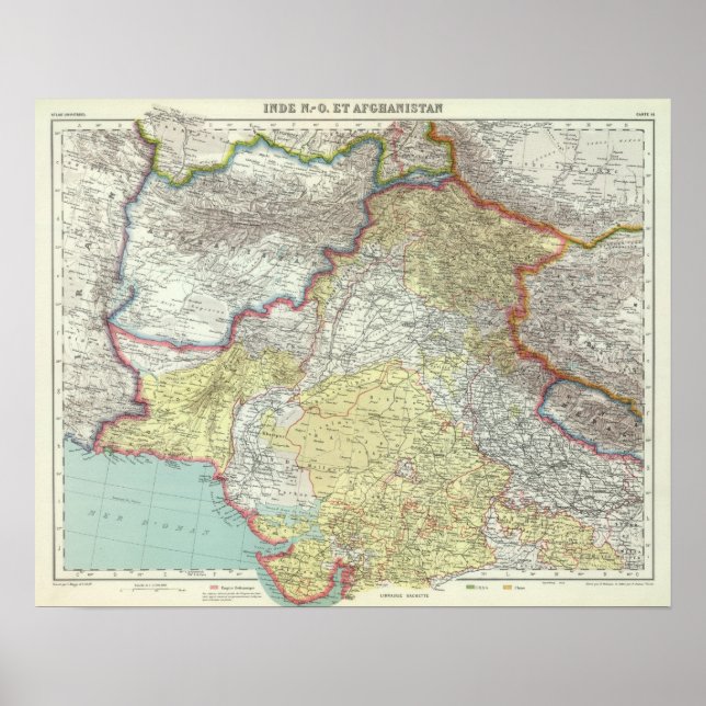 Poster Inde et Afghanistan (Devant)