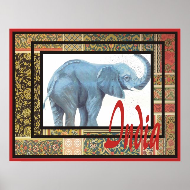 Poster Inde Imprimé n° 1 (Devant)