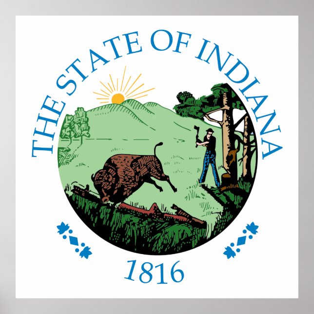 Poster Indiana (Devant)