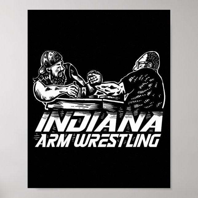 Poster Indiana Arm Wrestling  (Devant)