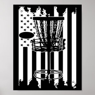 Poster Indicateur Disk Golf Usa