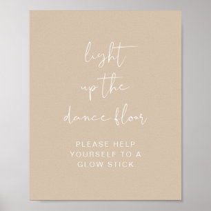 Poster INDIE Bohemian Light Up The Dance Floor Glow Stick