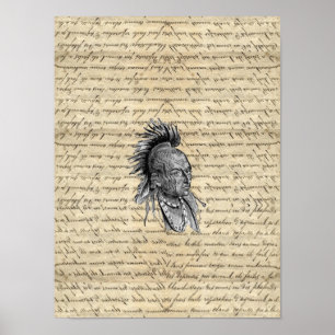 Poster Indien américain