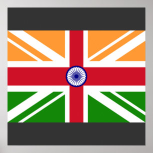 Poster Indien anglo Indentity, Inde