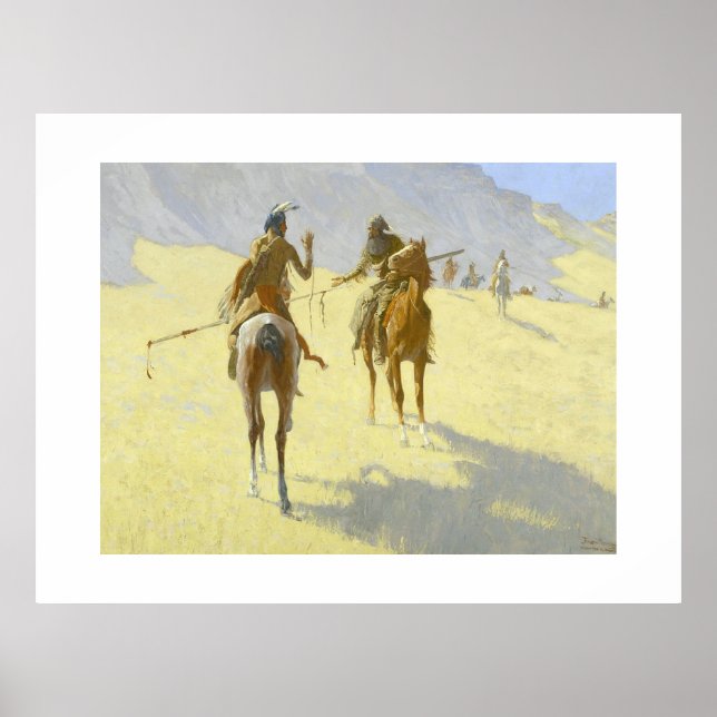 Poster Indien d'Amérique par Remington (Devant)