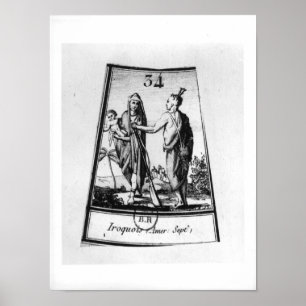 Poster Indiens Iroquois
