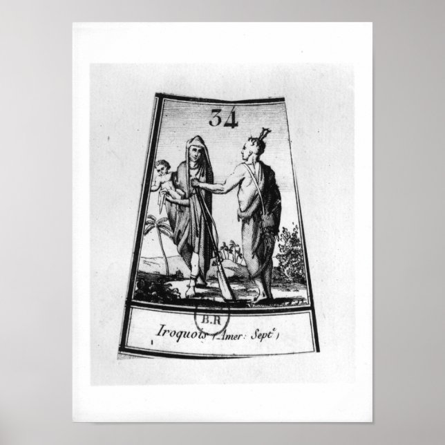 Poster Indiens Iroquois (Devant)