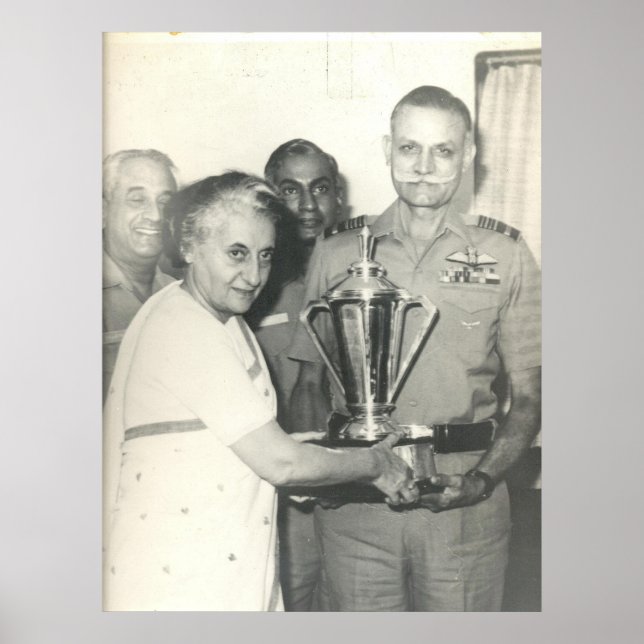 Poster Indira Gandhi (Devant)