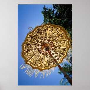 Poster Indonésie, Bali  Parapluie de temples