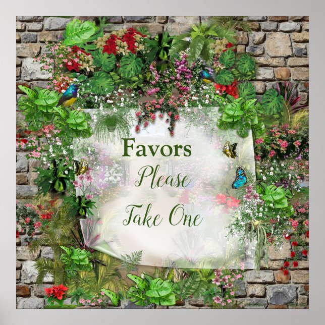 Poster Indoor, Outdoor Nature in Bloom (Devant)