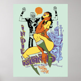 Poster Indy Island Imprimer/Poster